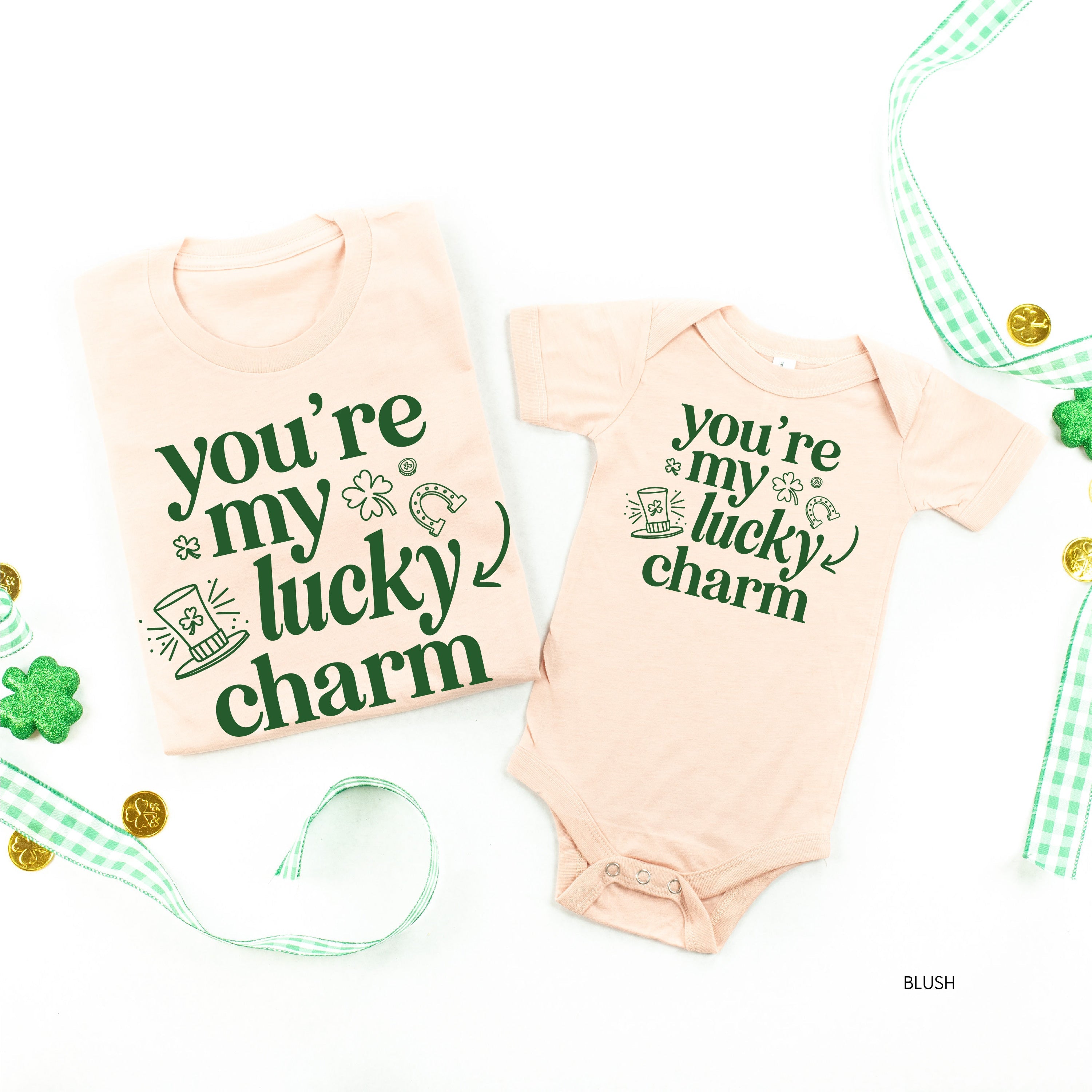 You're My Lucky Charm - Set of 2 Tees Little Mama Shirt Shop