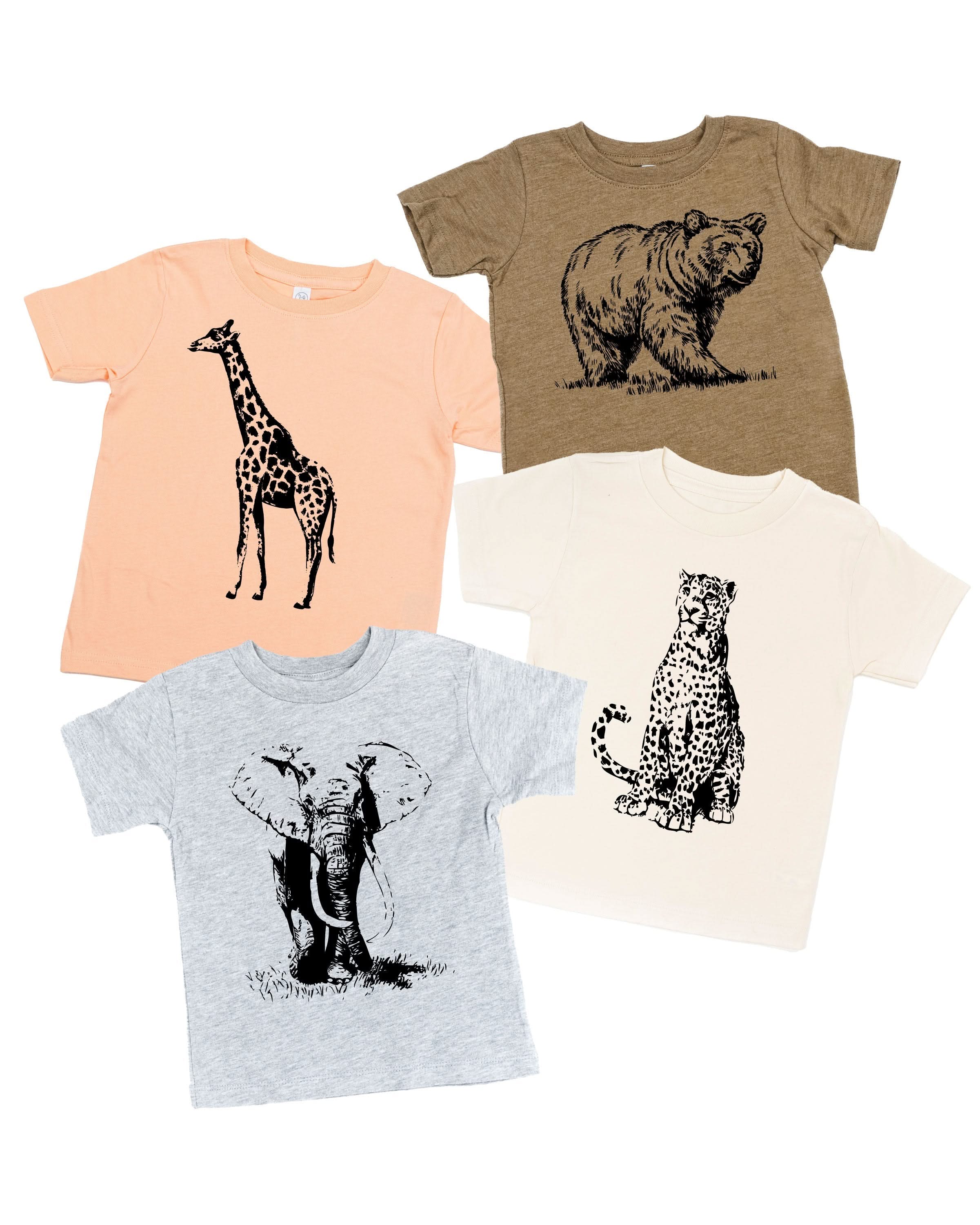 Zoo Animals - (Choose Your Animal)﻿ - Child Tee Little Mama Shirt Shop