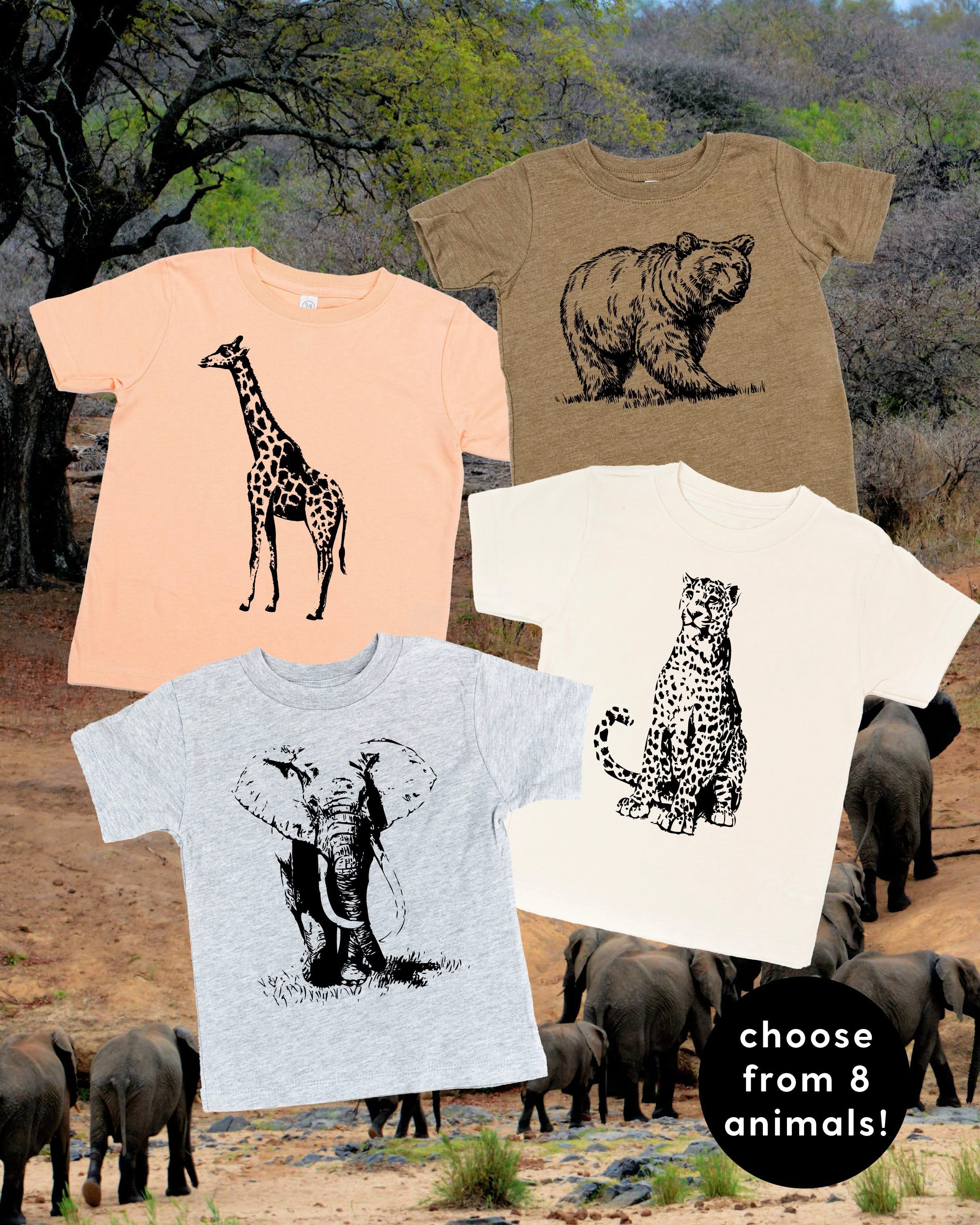 Zoo Animals - (Choose Your Animal)﻿ - Child Tee Little Mama Shirt Shop