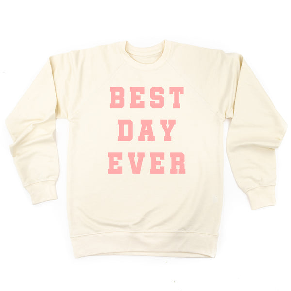 Best Day Ever - Varsity - Lightweight Pullover Sweater