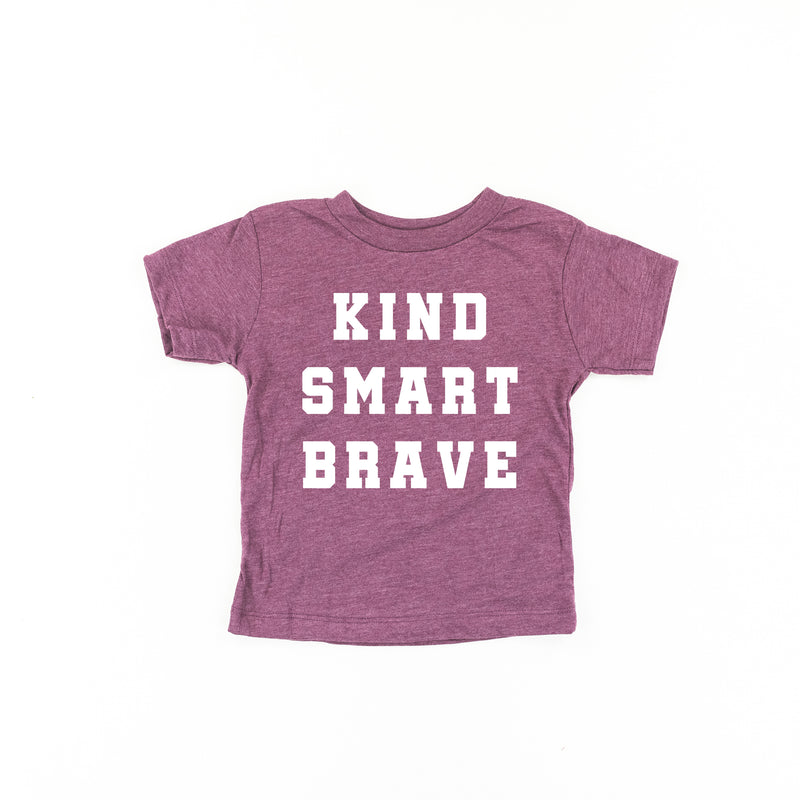 Kind Smart Brave - Varsity - Short Sleeve Child Shirt
