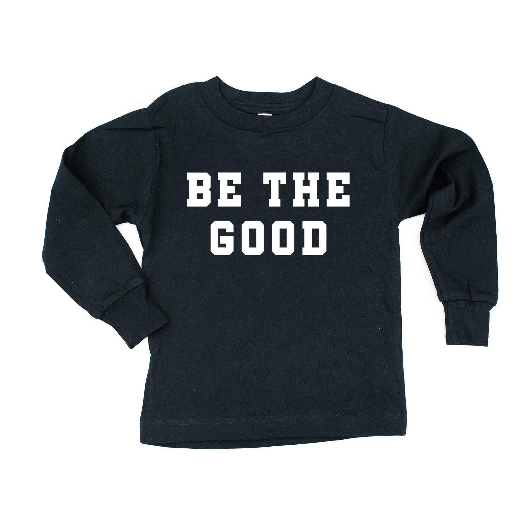 Be The Good - Varsity - Long Sleeve Child Shirt Little Mama Shirt Shop