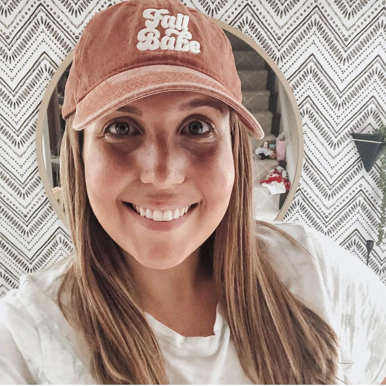 Fall Babe - Burnt Orange Baseball Cap Little Mama Shirt Shop