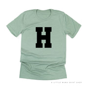 VARSITY INITIALS - Unisex Tee Little Mama Shirt Shop