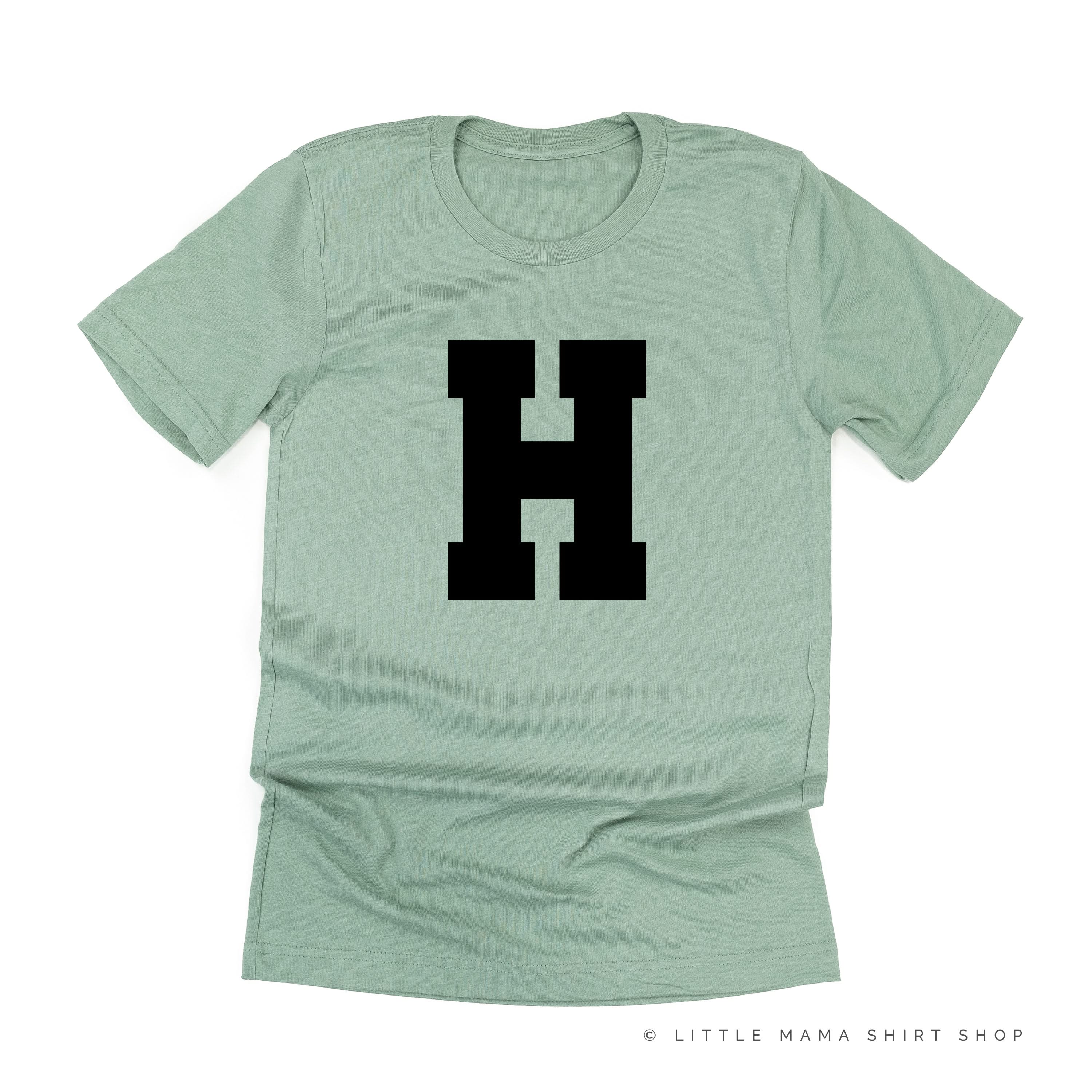 VARSITY INITIALS - Unisex Tee Little Mama Shirt Shop