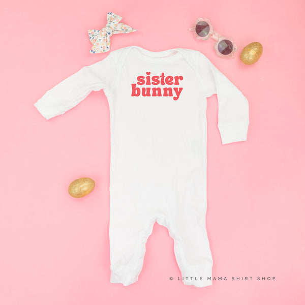 SISTER BUNNY - One Piece Baby Sleeper