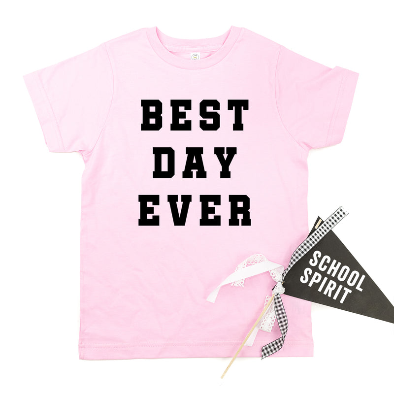Best Day Ever - Varsity - Short Sleeve Child Shirt