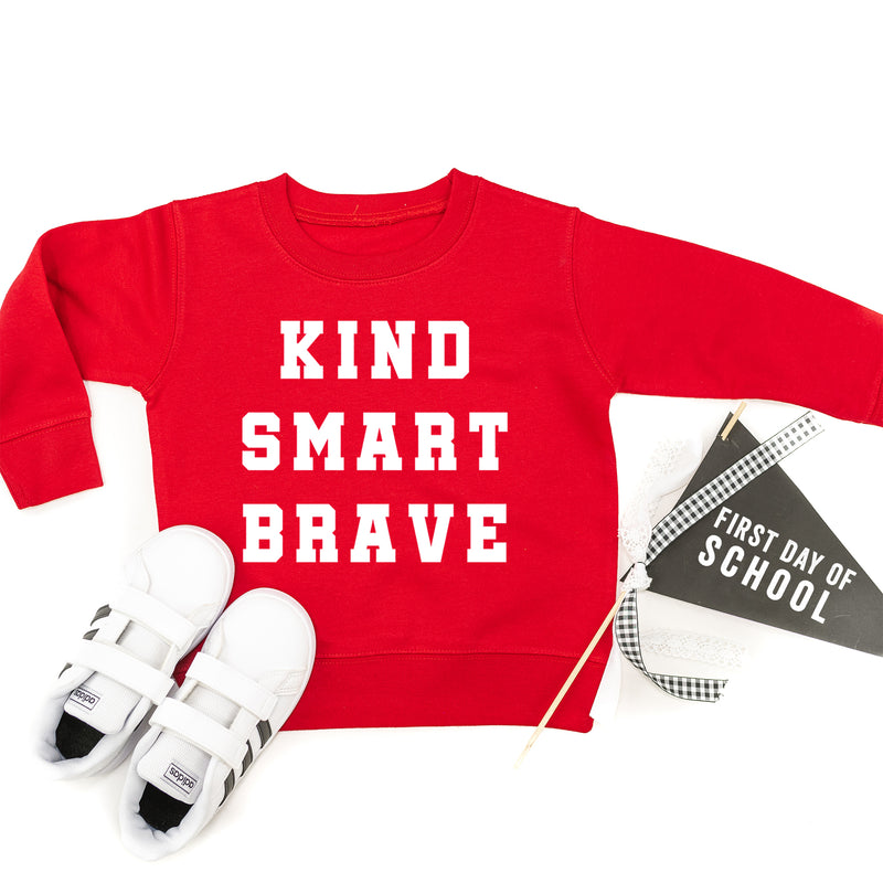 Kind Smart Brave - Varsity - Child Sweater