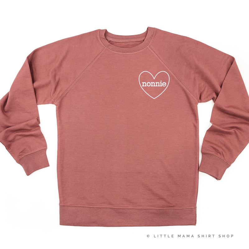 Nonnie - Heart Around ﻿- Lightweight Pullover Sweater