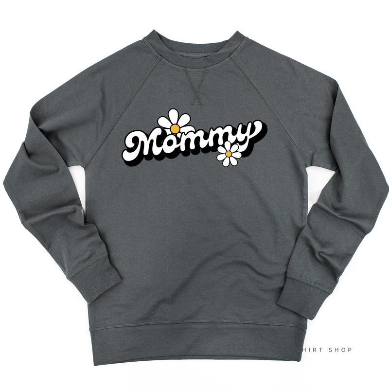 DAISY - MOMMY - w/ Full Daisy on Back - Lightweight Pullover Sweater