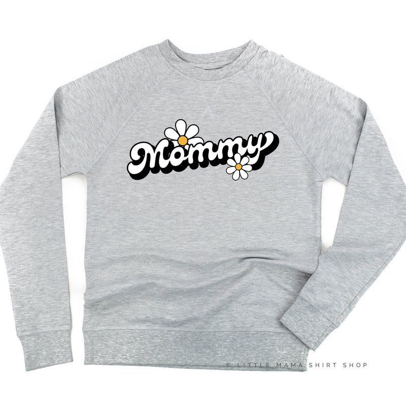 DAISY - MOMMY - w/ Full Daisy on Back - Lightweight Pullover Sweater