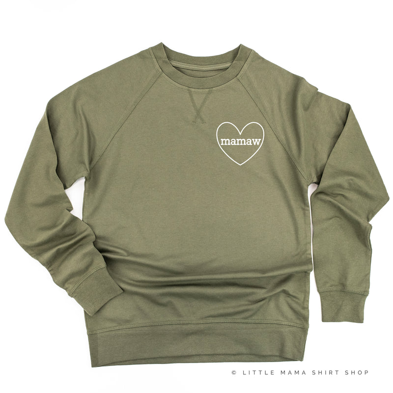 Mamaw - Heart Around ﻿- Lightweight Pullover Sweater