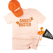 Who Ya Gonna Call? (On Back) - Ghost Buster (On Front) - Unisex Tee Little Mama Shirt Shop