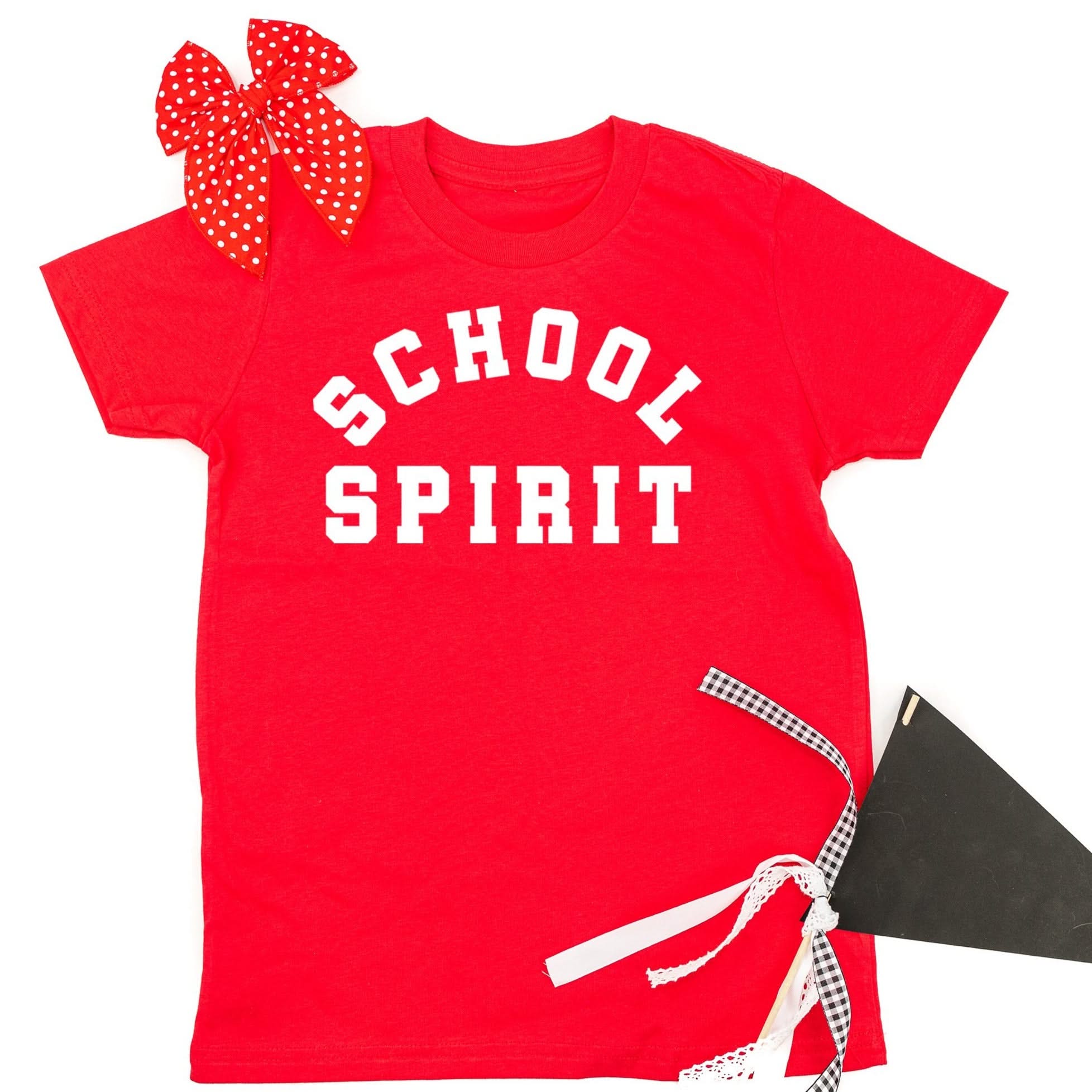 School Spirit - Short Sleeve Child Shirt Little Mama Shirt Shop