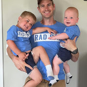 Rad Dad(one line) + Rad Like Dad - Set of 2 Shirts Little Mama Shirt Shop