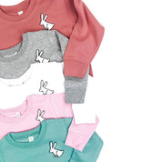 Springtime Bunny - Limited Edition Patch - Child Sweater Little Mama Shirt Shop