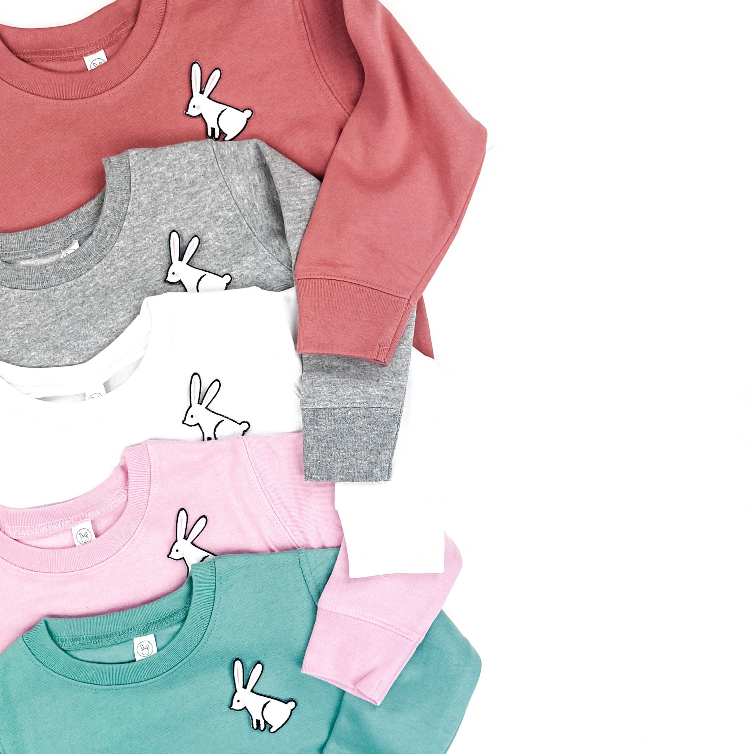 Springtime Bunny - Limited Edition Patch - Child Sweater Little Mama Shirt Shop