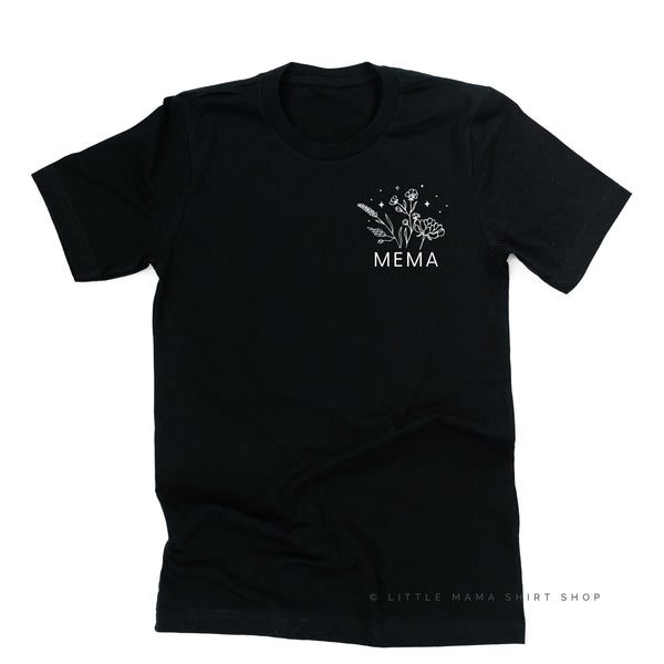 MEMA - Bouquet - Pocket Size ﻿- Unisex Tee