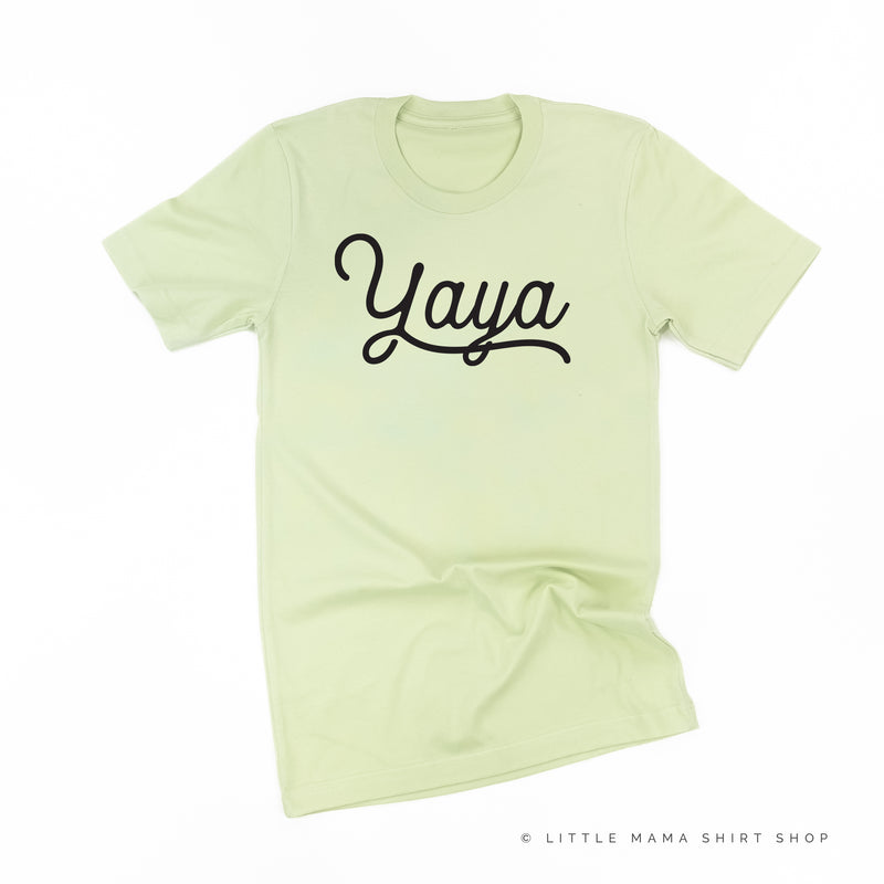 Yaya - Script ﻿- Unisex Tee