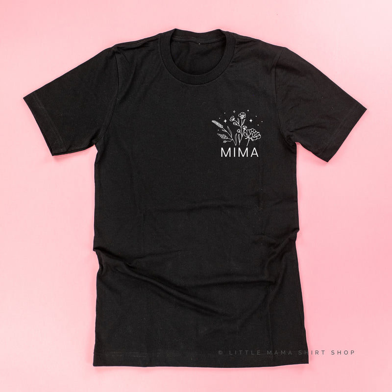 MIMA - Bouquet - Pocket Size ﻿- Unisex Tee