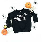 Who Ya Gonna Call? (On Back) - Ghost Buster (On Front) - Child Sweater Little Mama Shirt Shop