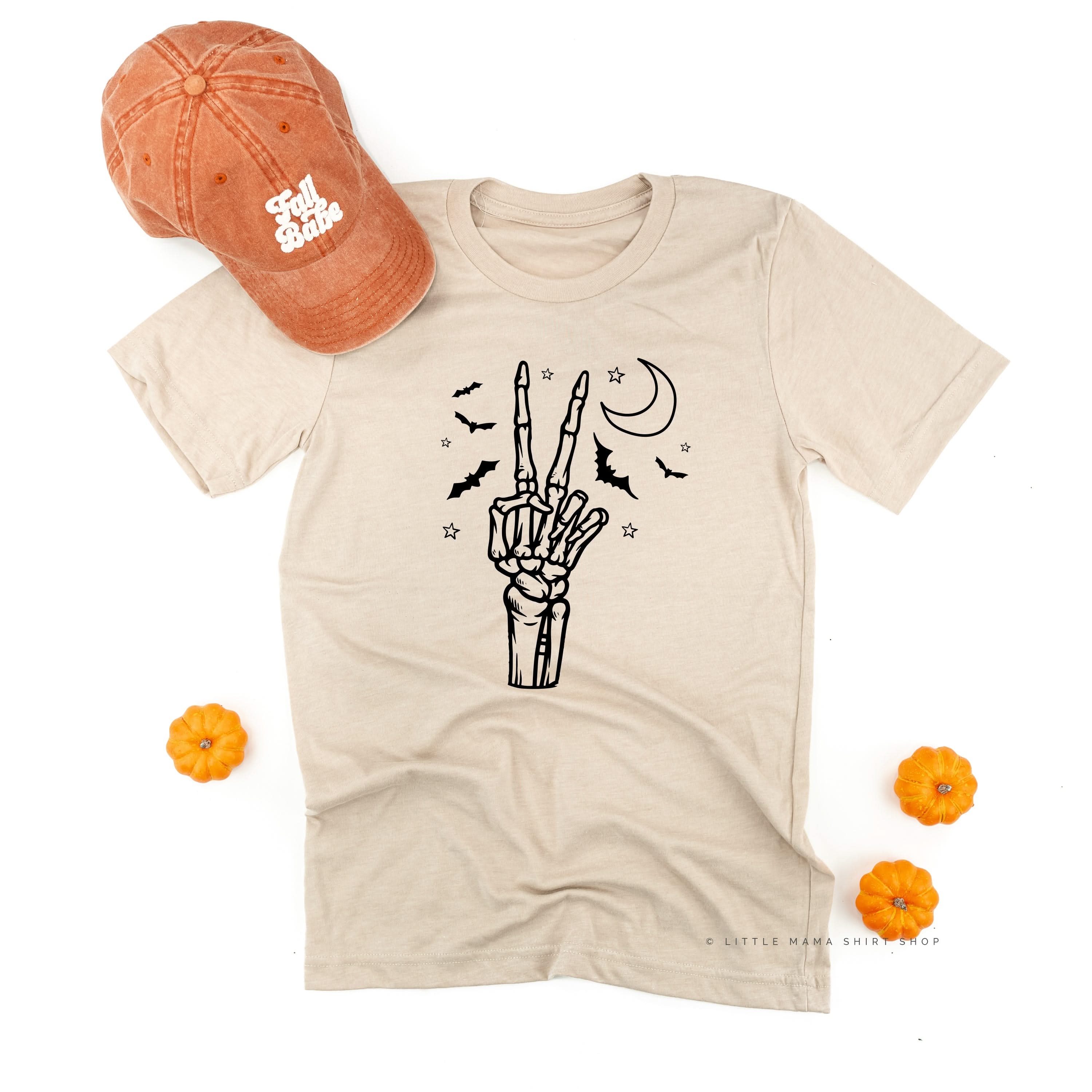 Peace - Skeleton - Unisex Tee Little Mama Shirt Shop