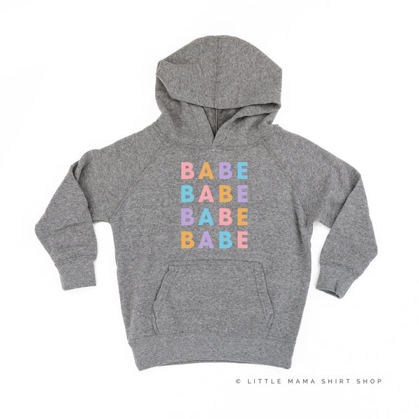 BABE x4 - PASTEL DESIGN - Child Hoodie