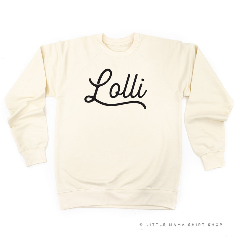 Lolli - Script ﻿- Lightweight Pullover Sweater