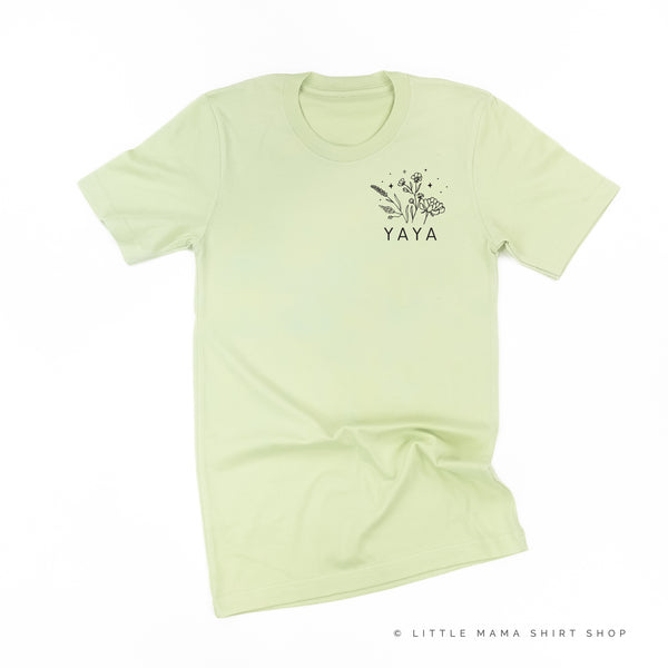 YAYA - Bouquet - Pocket Size ﻿- Unisex Tee