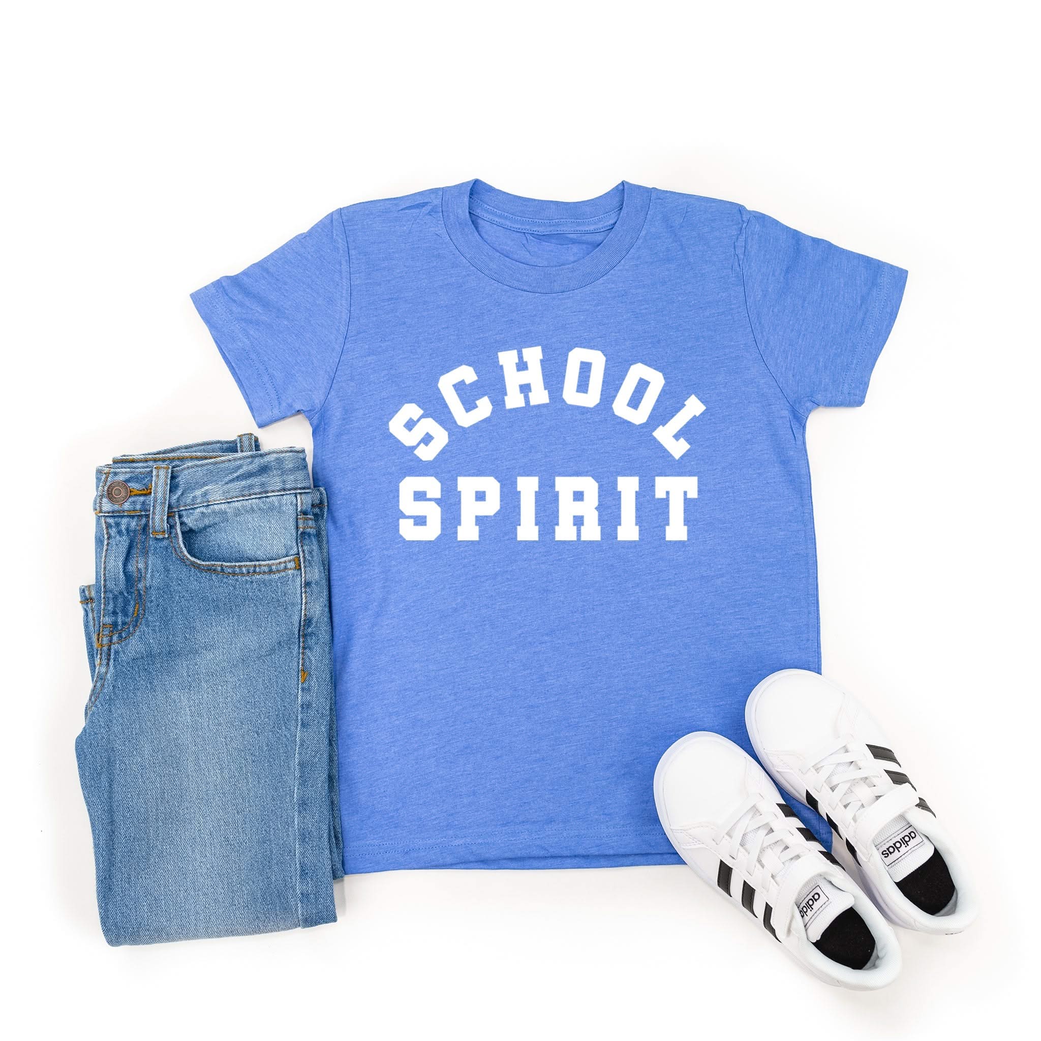 School Spirit - Short Sleeve Child Shirt Little Mama Shirt Shop