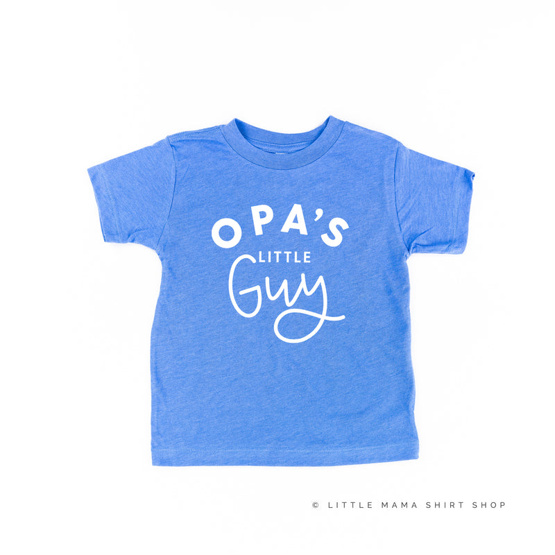 Opa's Little Guy - Short Sleeve Child Shirt