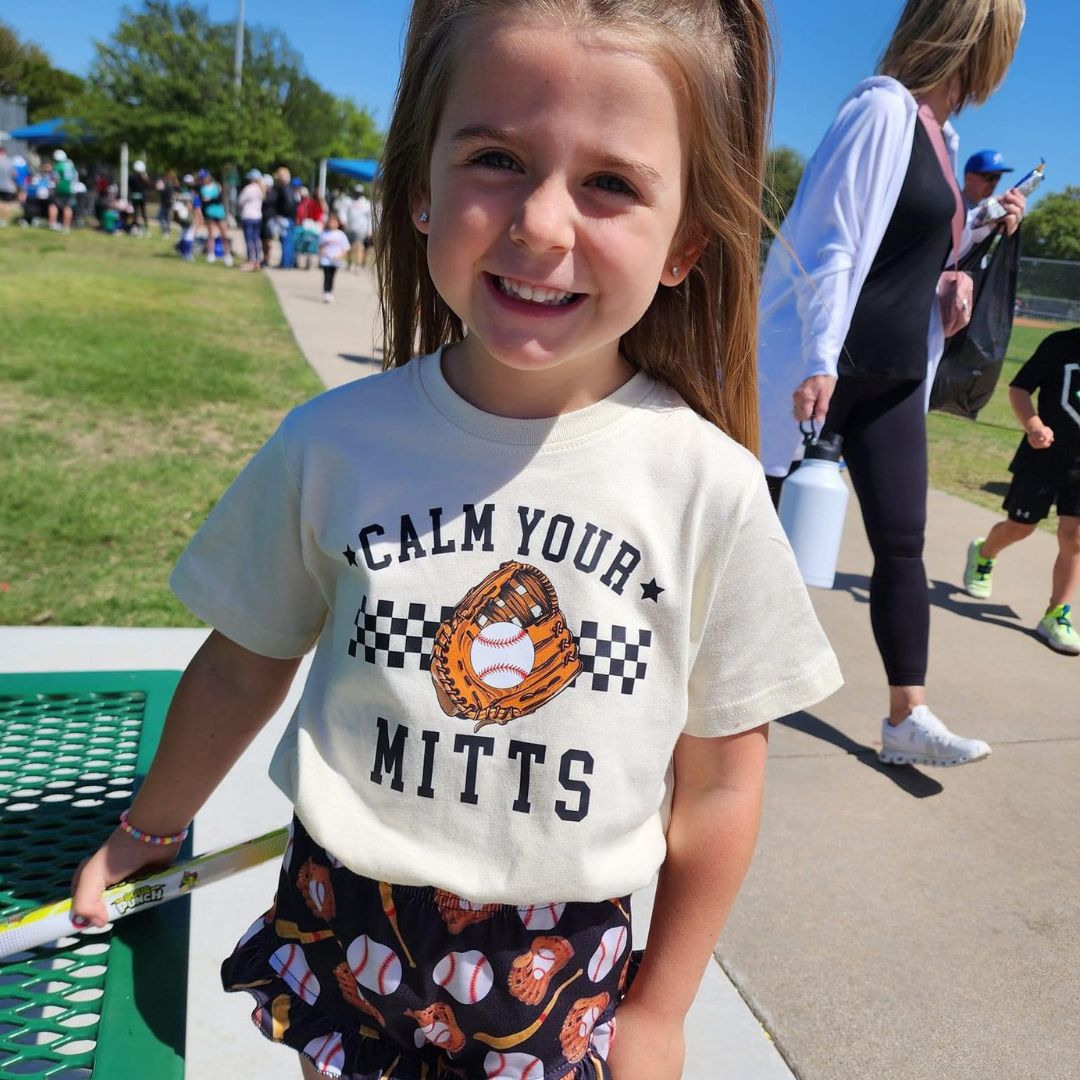 Calm Your Mitts - Short Sleeve Child Shirt Little Mama Shirt Shop