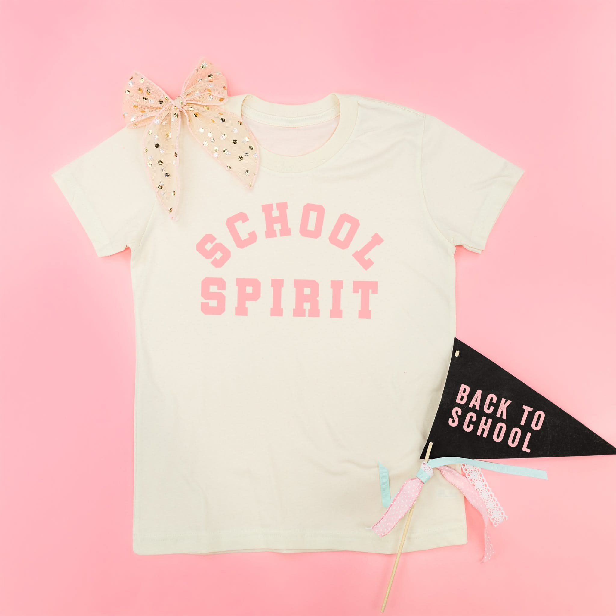 School Spirit - Short Sleeve Child Shirt Little Mama Shirt Shop