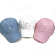 Outline Bunny - Embroidered - Child Size Hat Little Mama Shirt Shop