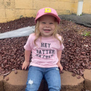 Hey Batter Batter - Child Shirt Little Mama Shirt Shop
