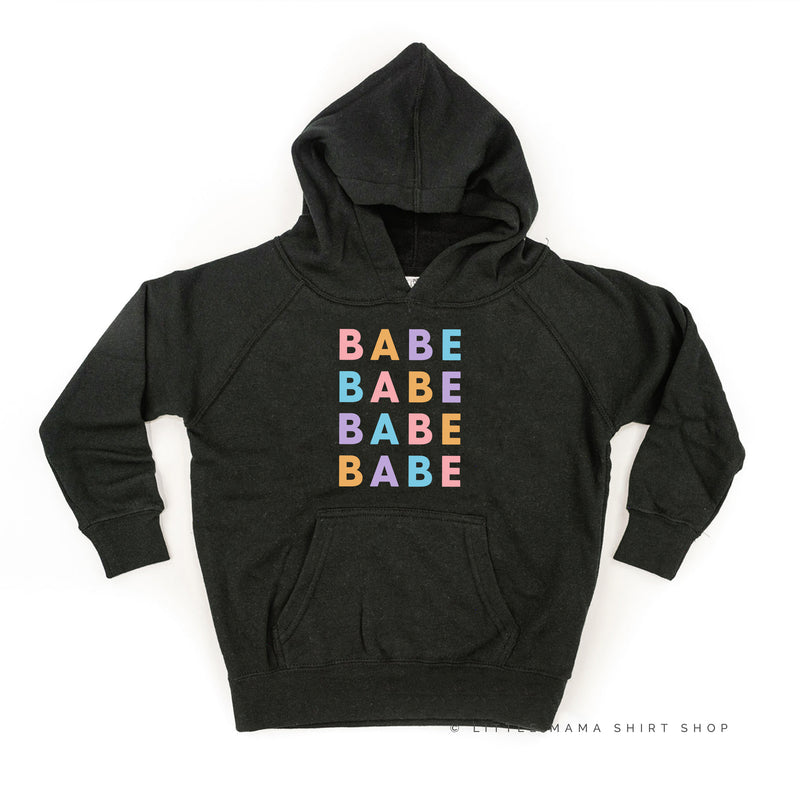 BABE x4 - PASTEL DESIGN - Child Hoodie