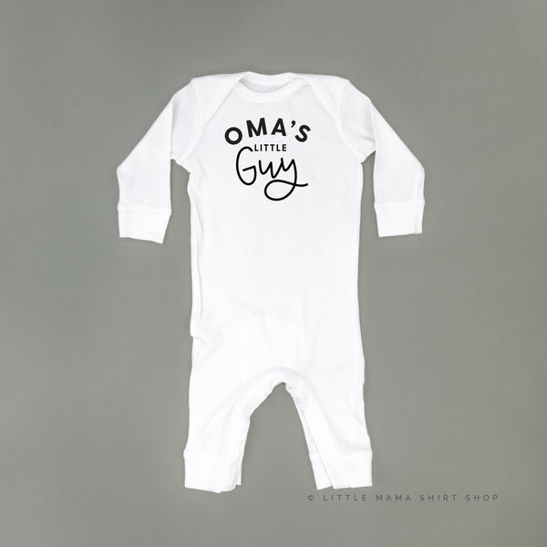 Oma's Little Guy - One Piece Baby Sleeper
