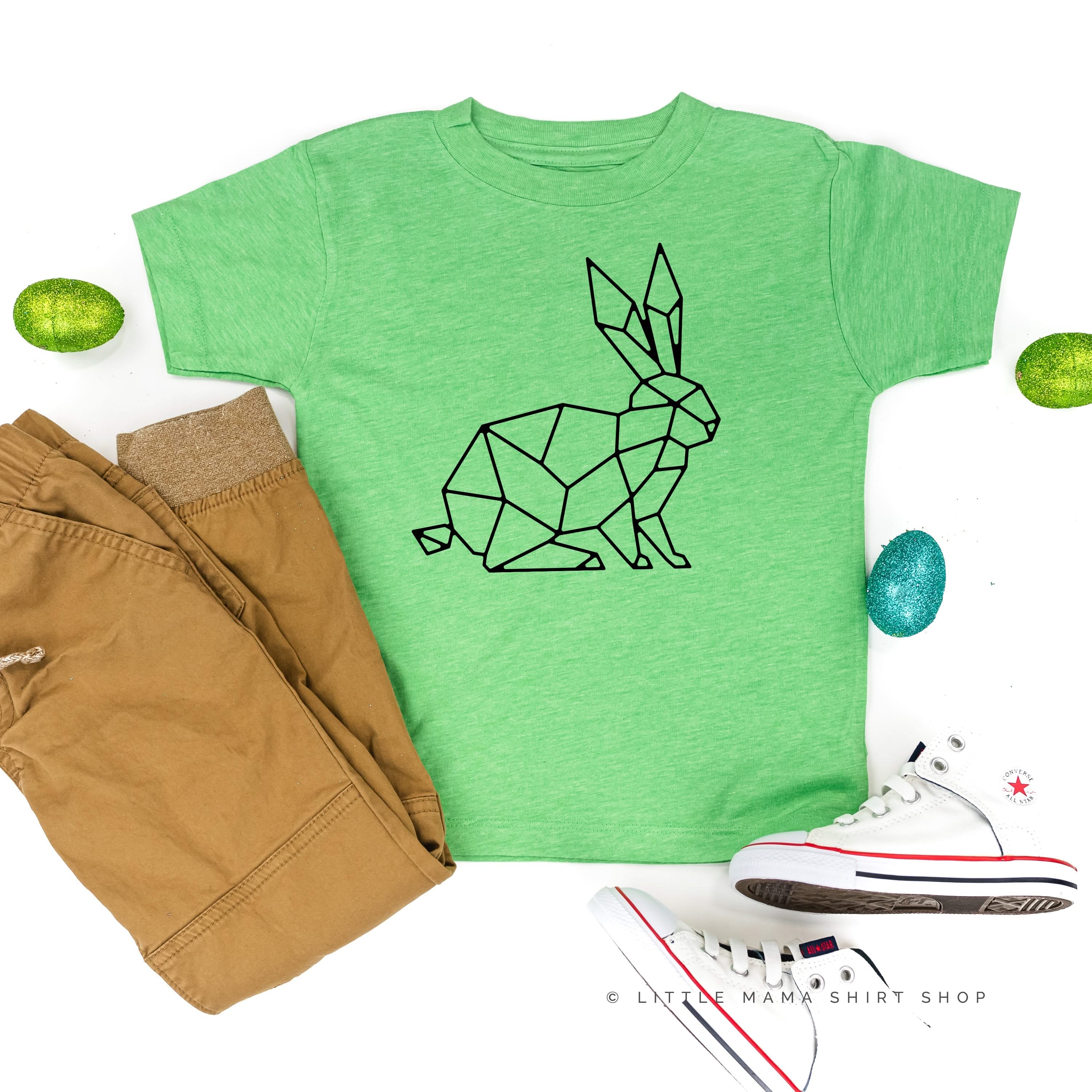 Geometric Bunny - Child Tee Little Mama Shirt Shop