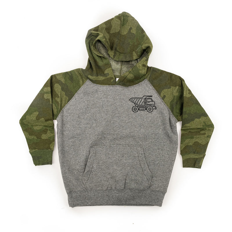 EMBROIDERED DUMP TRUCK - CHILD HOODIE (PRE-ORDER)