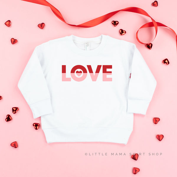 LOVE - TWO TONE  - Child Sweater