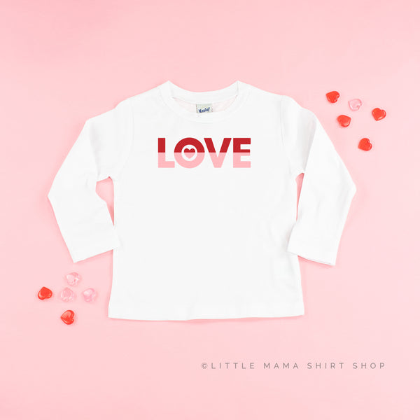 LOVE - TWO TONE - Long Sleeve Child Shirt