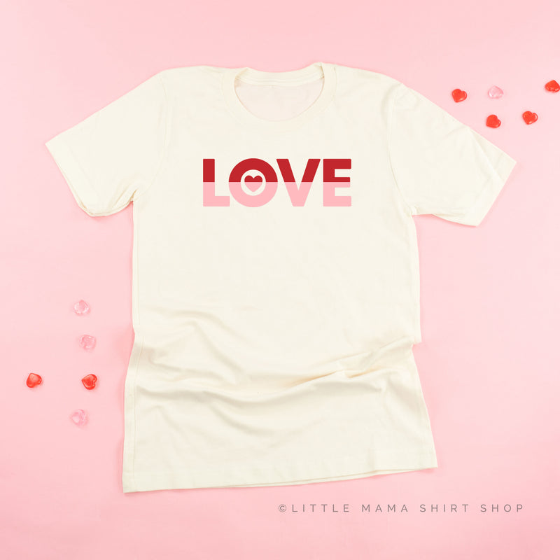 Love - Two Tone - Unisex Tee