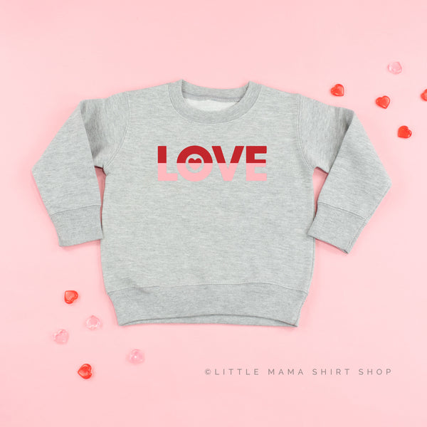 LOVE - TWO TONE  - Child Sweater