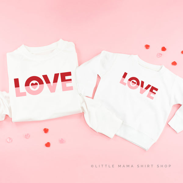 LOVE - TWO TONE - Set of 2 Sweaters