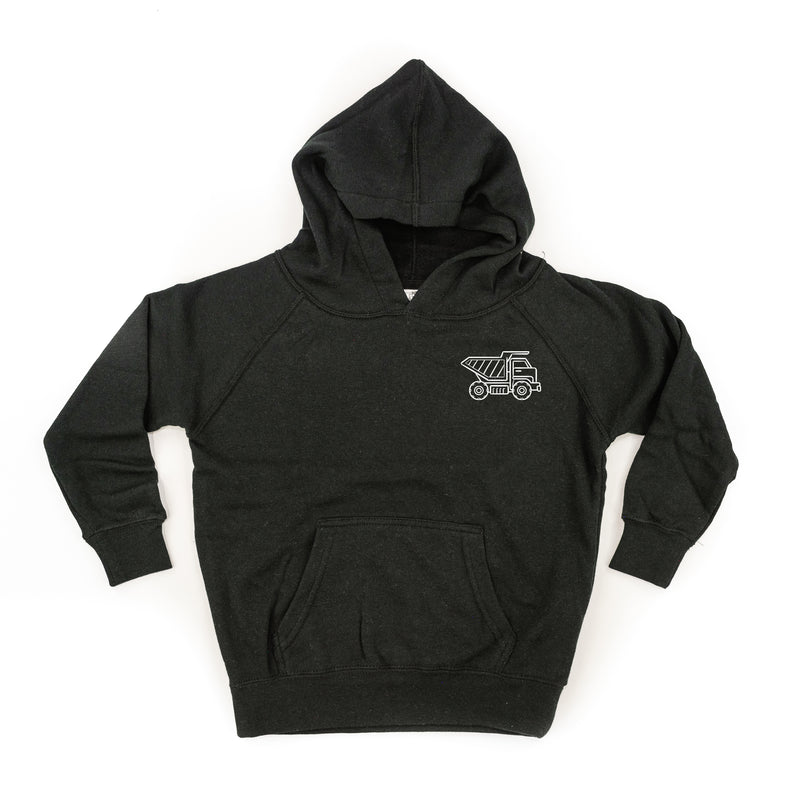 EMBROIDERED DUMP TRUCK - CHILD HOODIE (PRE-ORDER)