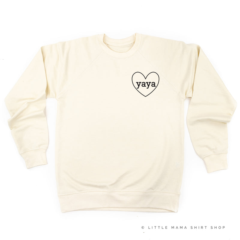 Yaya - Heart Around ﻿- Lightweight Pullover Sweater