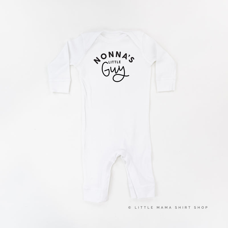 Nonna's Little Guy - One Piece Baby Sleeper