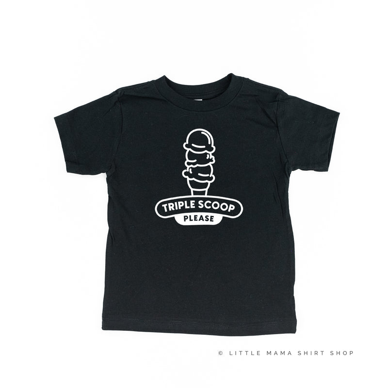 TRIPLE SCOOP PLEASE - Short Sleeve Child Shirt