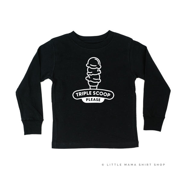 TRIPLE SCOOP PLEASE - Long Sleeve Child Shirt
