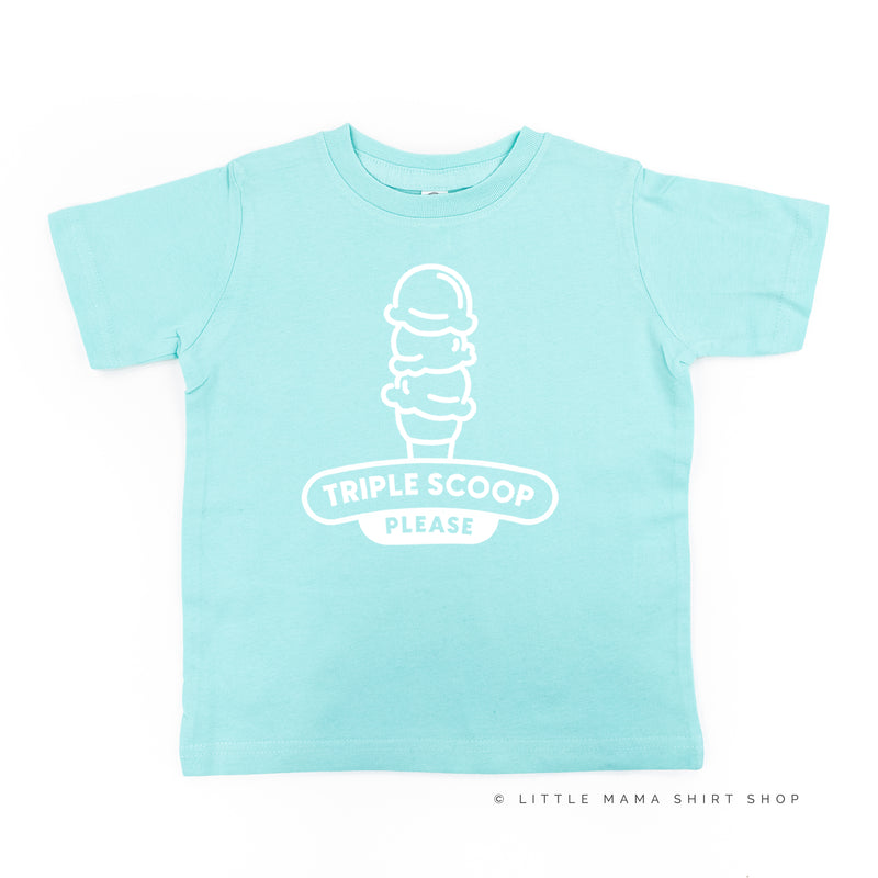 TRIPLE SCOOP PLEASE - Short Sleeve Child Shirt